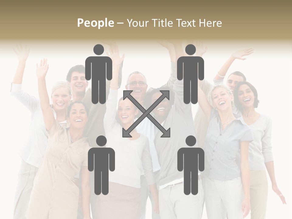 Man And His Dog Enjoying The Beautiful View PowerPoint Template