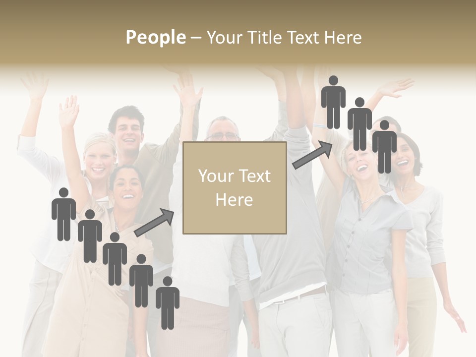 Man And His Dog Enjoying The Beautiful View PowerPoint Template