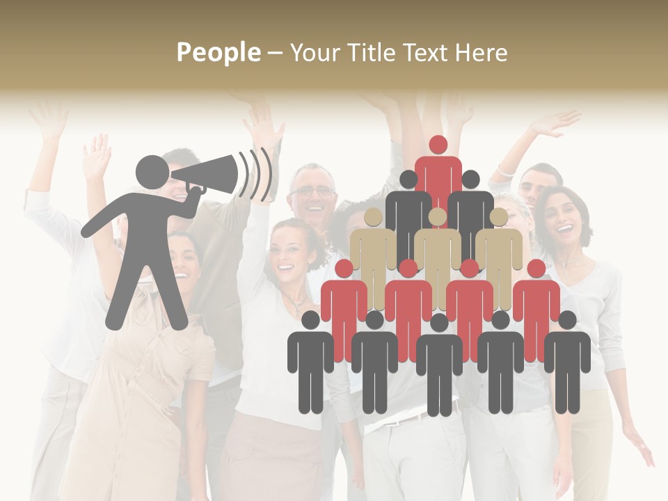 Man And His Dog Enjoying The Beautiful View PowerPoint Template