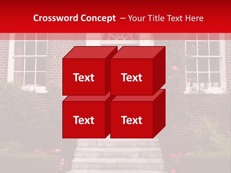 Georgian Frontage, Dorset, England PowerPoint Template