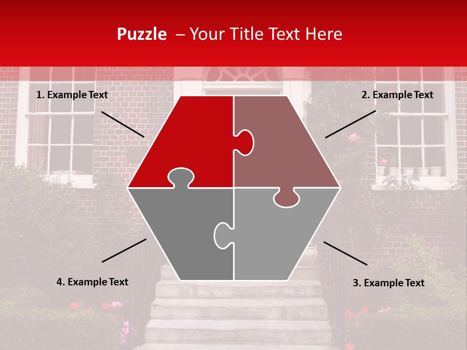 Georgian Frontage, Dorset, England PowerPoint Template