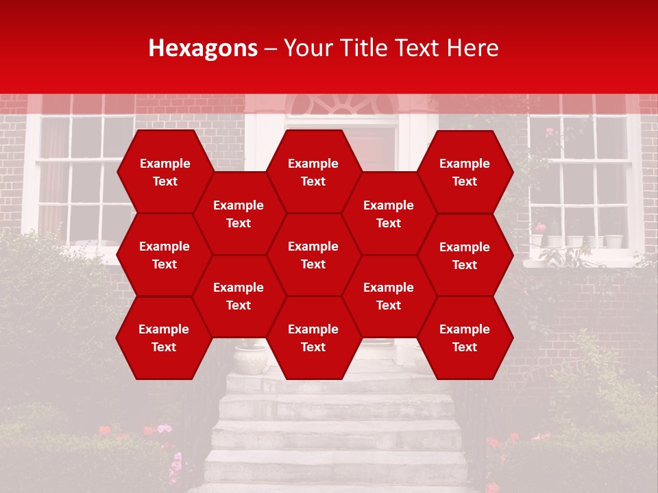 Georgian Frontage, Dorset, England PowerPoint Template