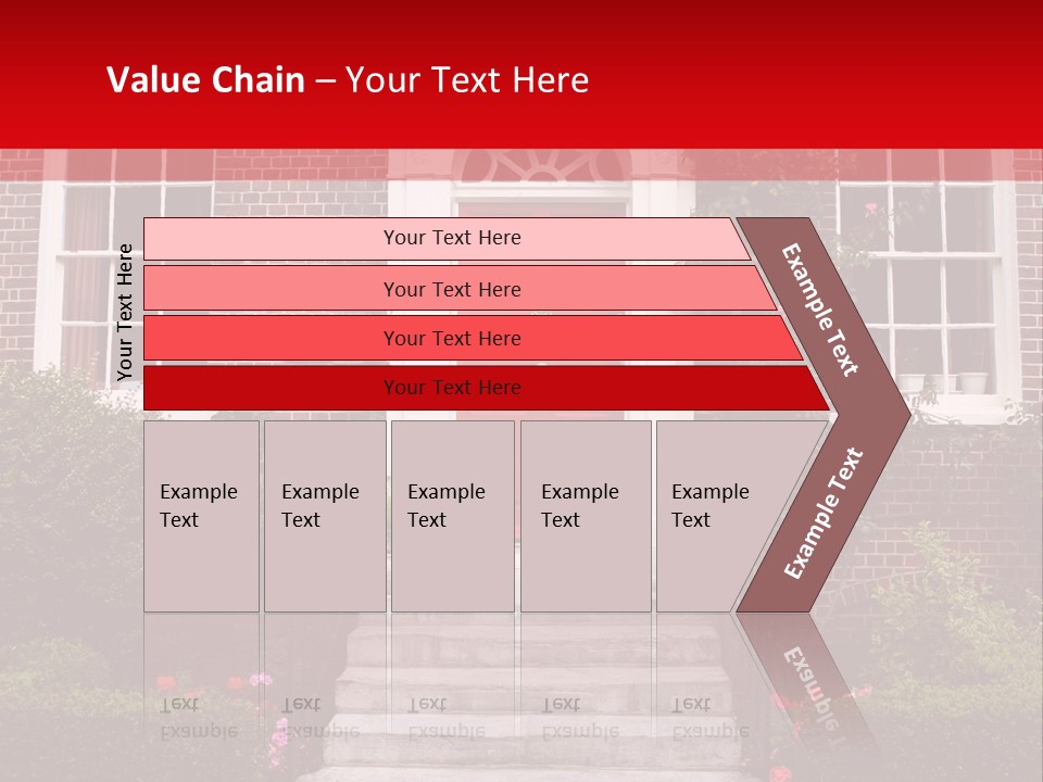 Georgian Frontage, Dorset, England PowerPoint Template