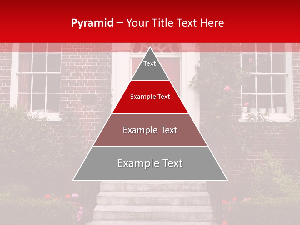 Georgian Frontage, Dorset, England PowerPoint Template