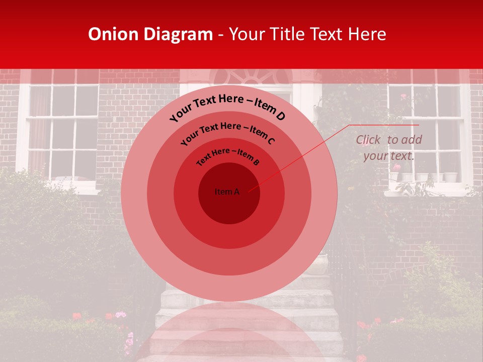 Georgian Frontage, Dorset, England PowerPoint Template