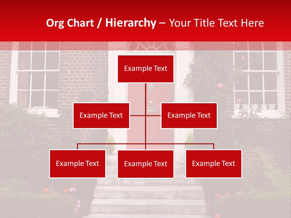 Georgian Frontage, Dorset, England PowerPoint Template