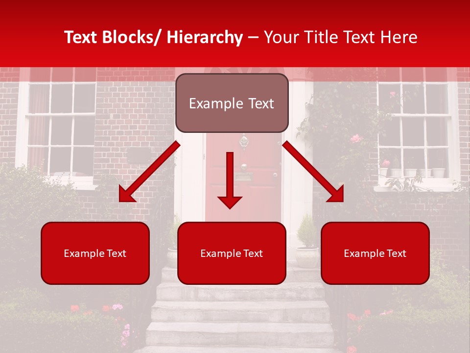 Georgian Frontage, Dorset, England PowerPoint Template