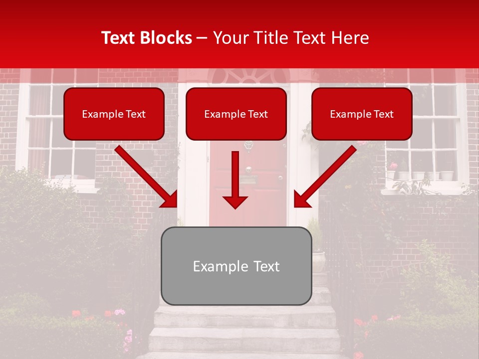 Georgian Frontage, Dorset, England PowerPoint Template