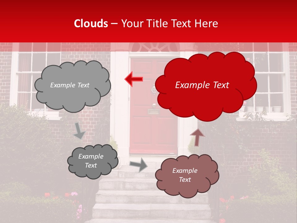 Georgian Frontage, Dorset, England PowerPoint Template