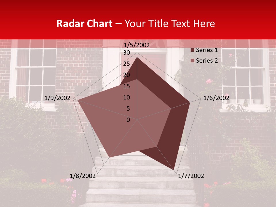 Georgian Frontage, Dorset, England PowerPoint Template