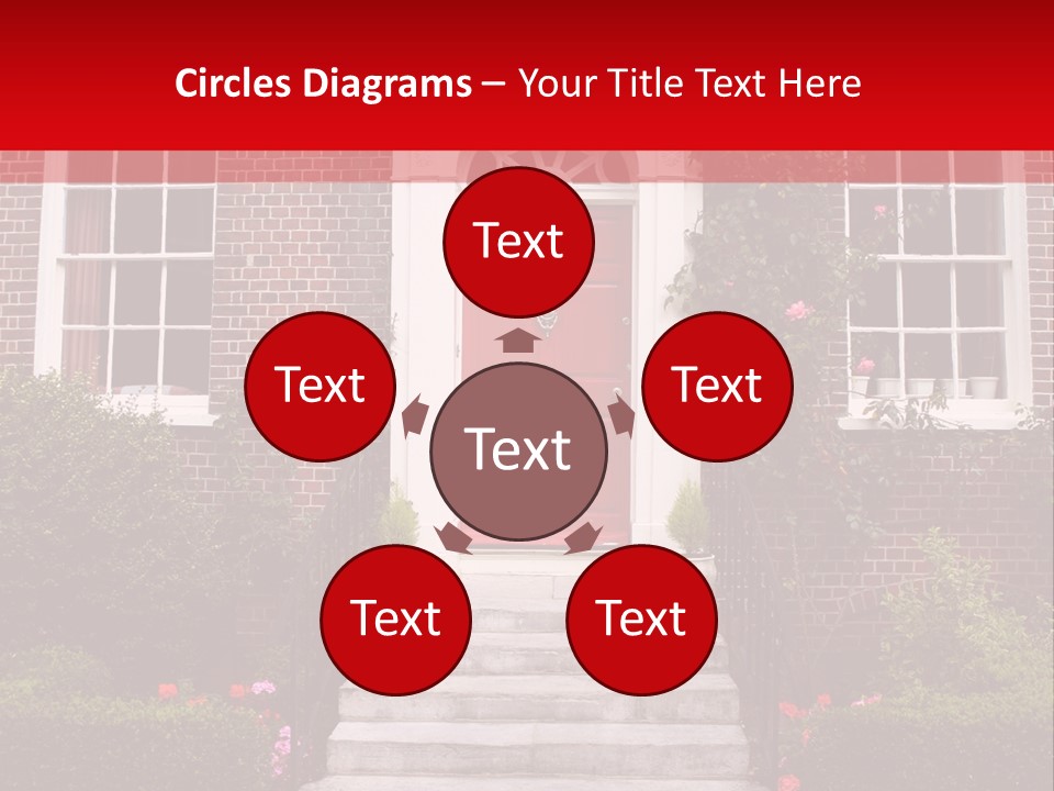 Georgian Frontage, Dorset, England PowerPoint Template