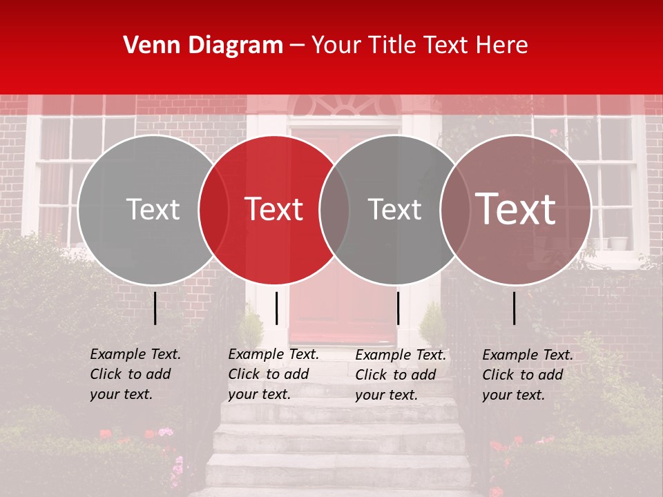 Georgian Frontage, Dorset, England PowerPoint Template