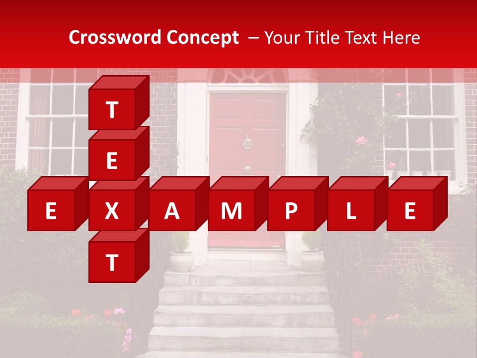 Georgian Frontage, Dorset, England PowerPoint Template