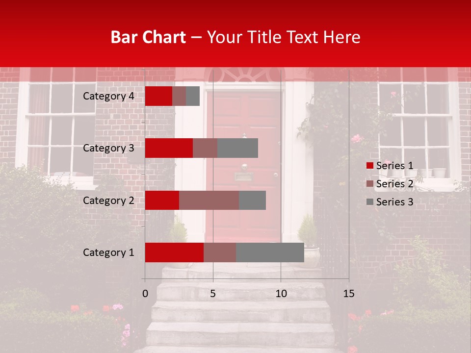 Georgian Frontage, Dorset, England PowerPoint Template