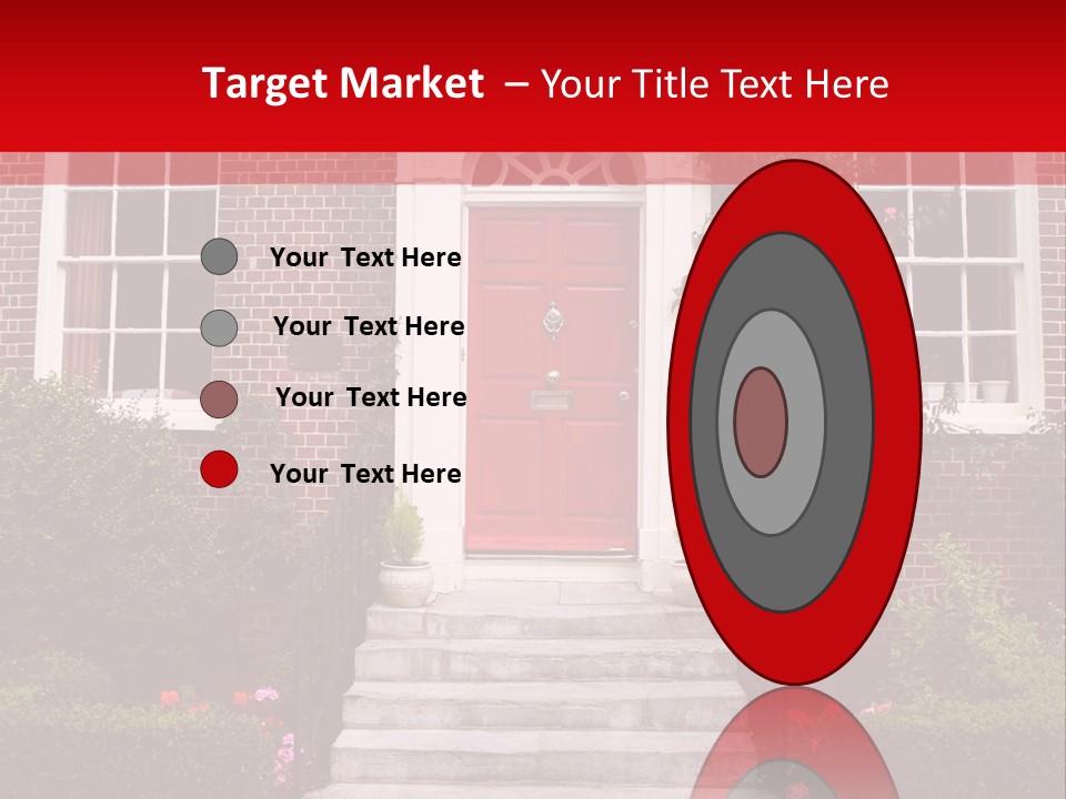 Georgian Frontage, Dorset, England PowerPoint Template