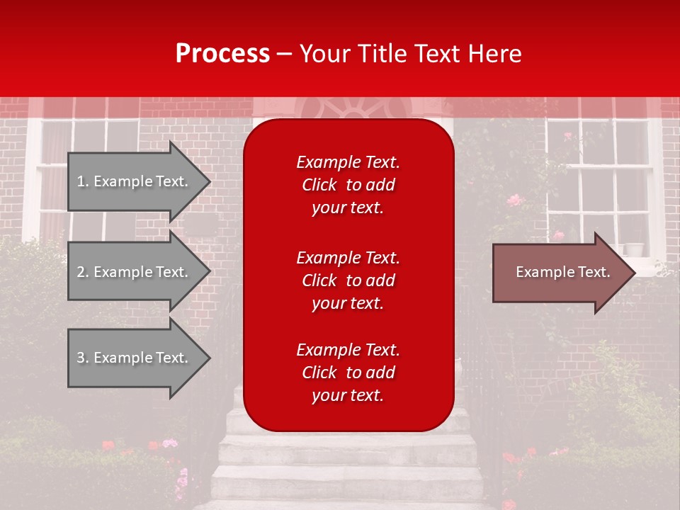 Georgian Frontage, Dorset, England PowerPoint Template
