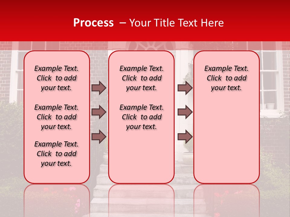 Georgian Frontage, Dorset, England PowerPoint Template