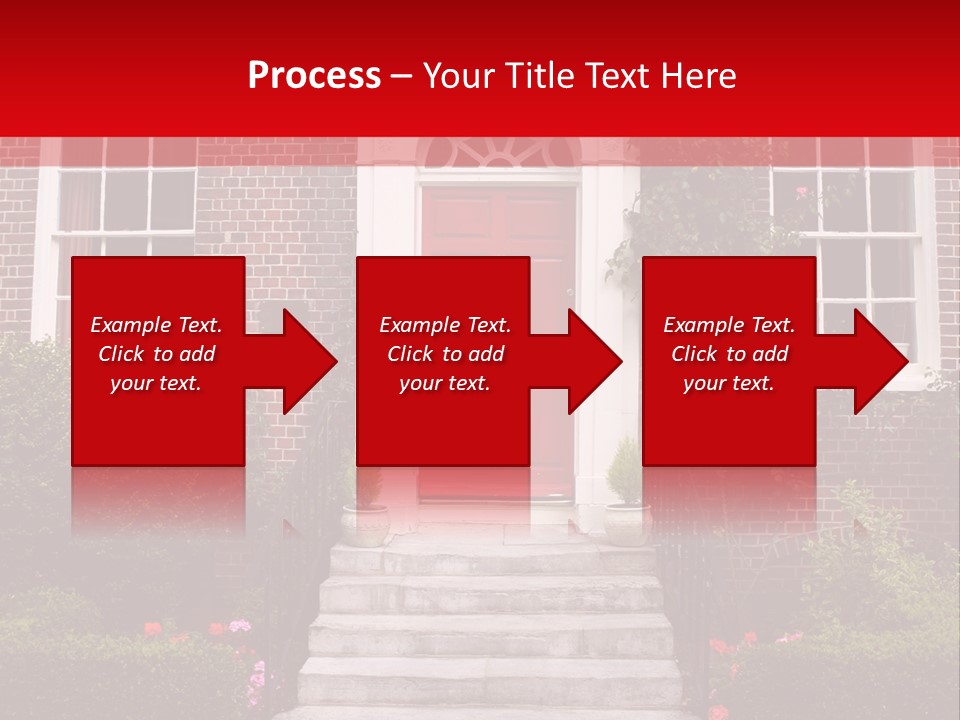 Georgian Frontage, Dorset, England PowerPoint Template
