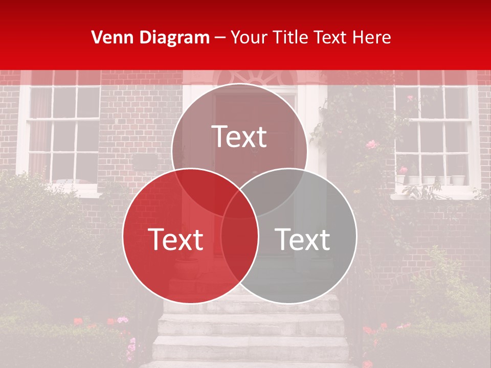 Georgian Frontage, Dorset, England PowerPoint Template