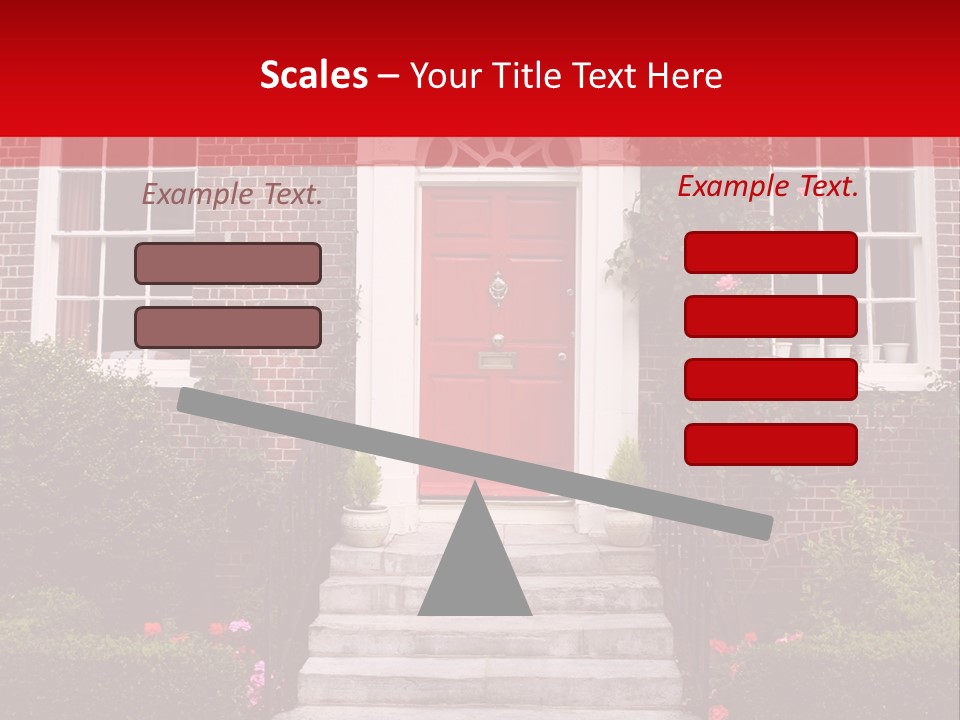 Georgian Frontage, Dorset, England PowerPoint Template