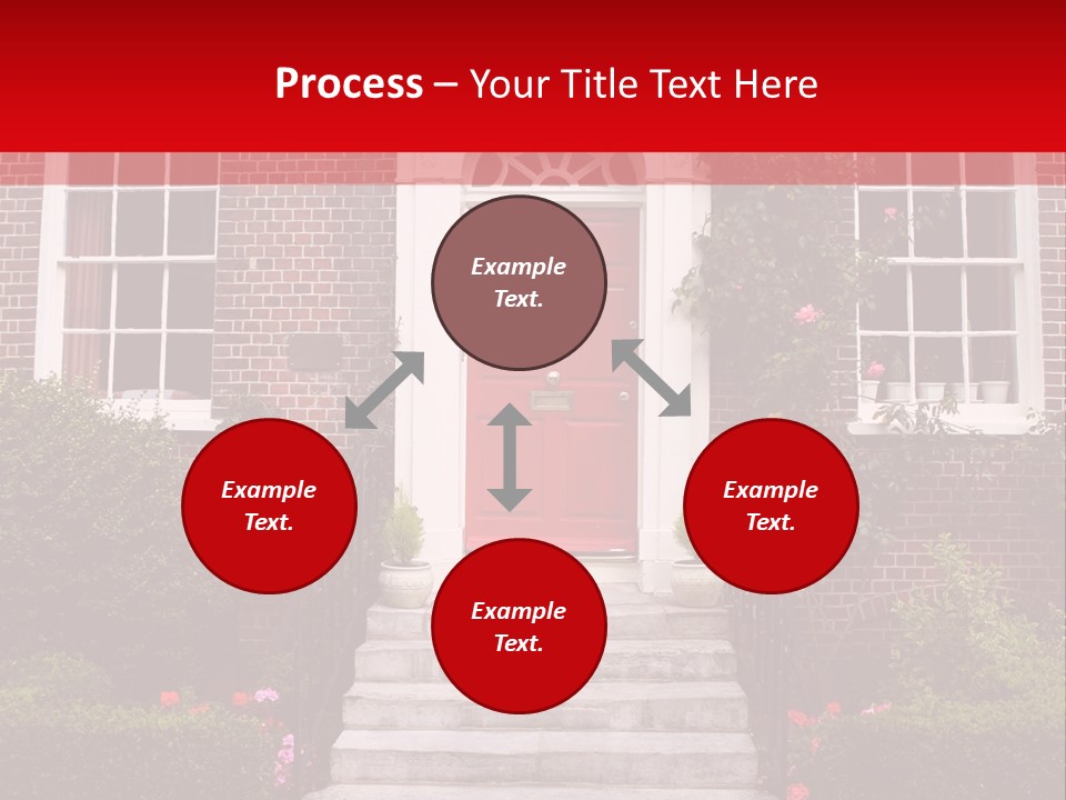 Georgian Frontage, Dorset, England PowerPoint Template