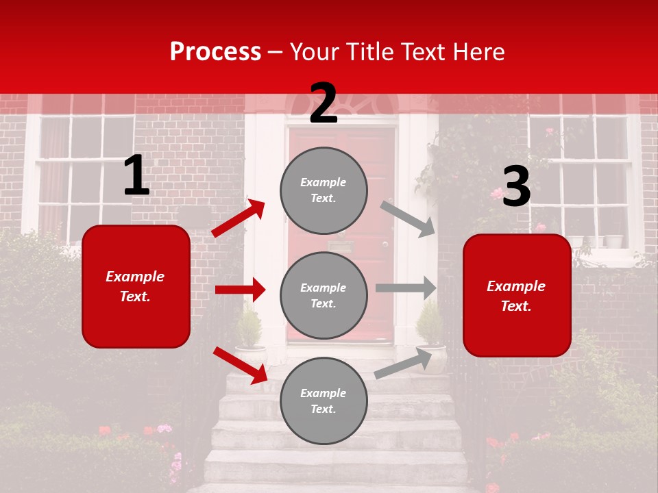 Georgian Frontage, Dorset, England PowerPoint Template
