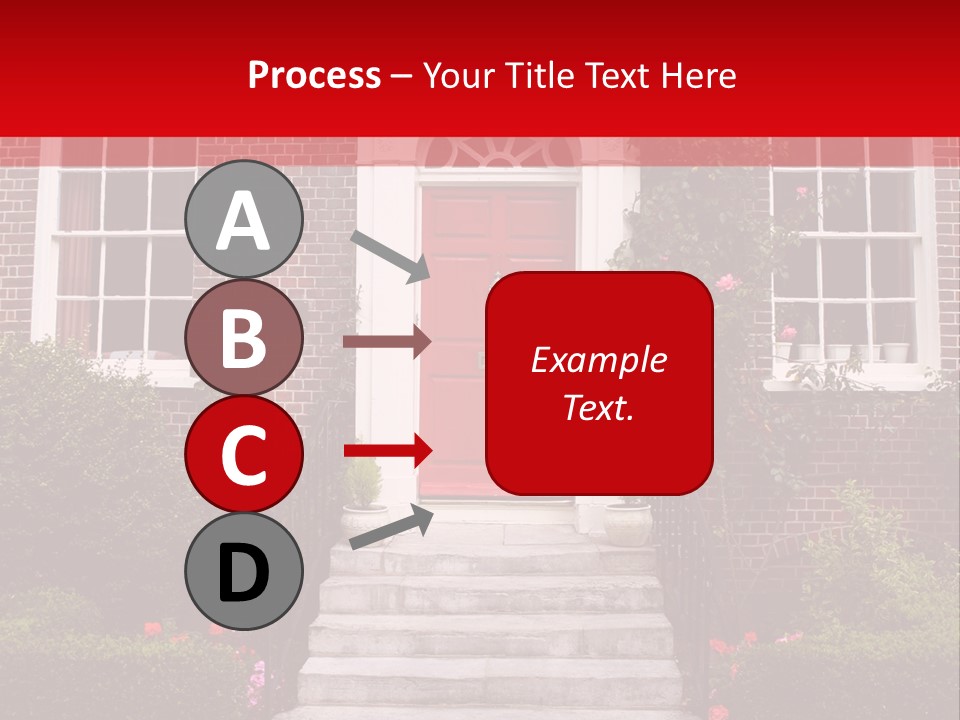 Georgian Frontage, Dorset, England PowerPoint Template