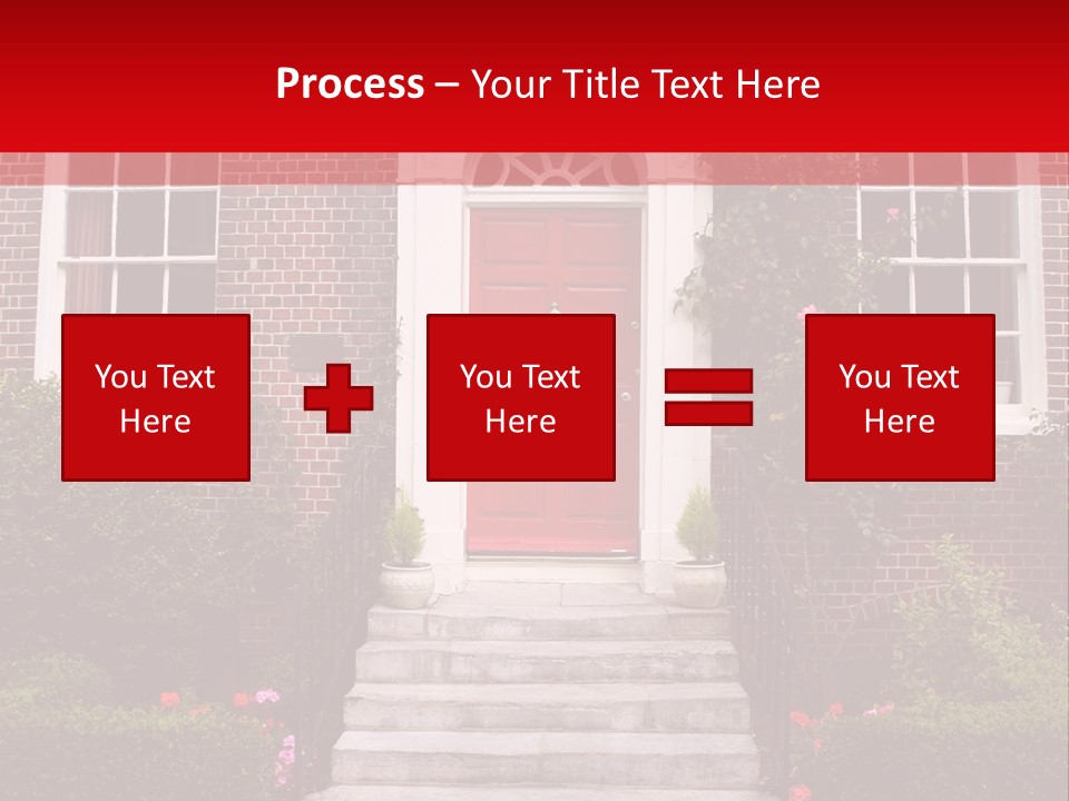 Georgian Frontage, Dorset, England PowerPoint Template