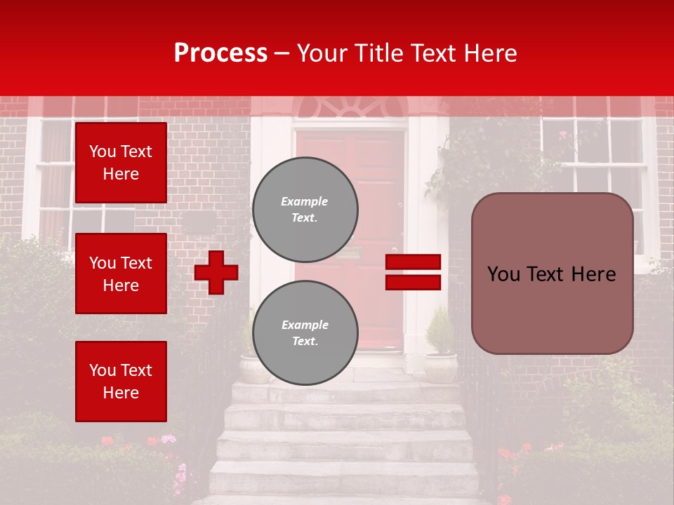 Georgian Frontage, Dorset, England PowerPoint Template