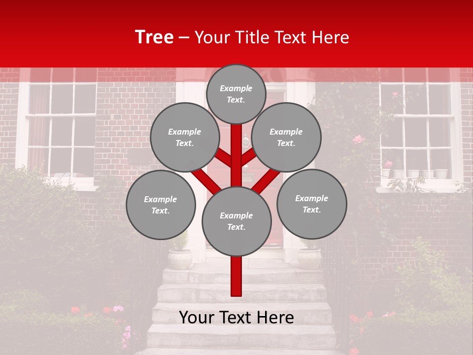 Georgian Frontage, Dorset, England PowerPoint Template
