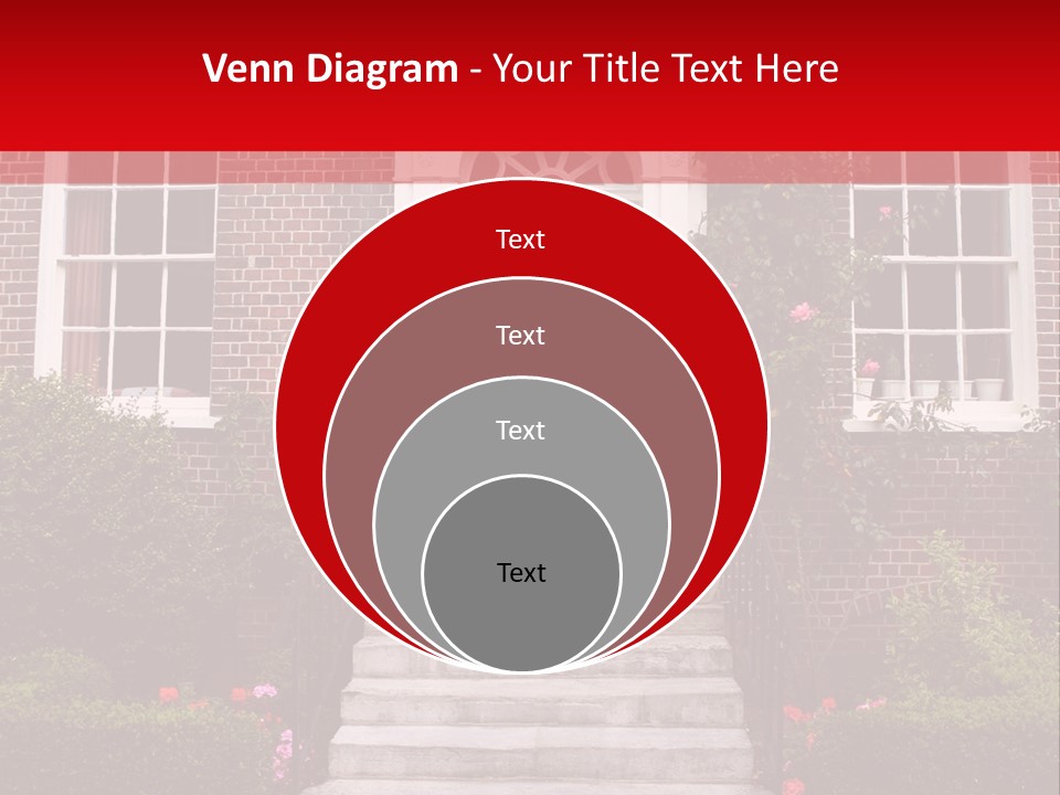 Georgian Frontage, Dorset, England PowerPoint Template