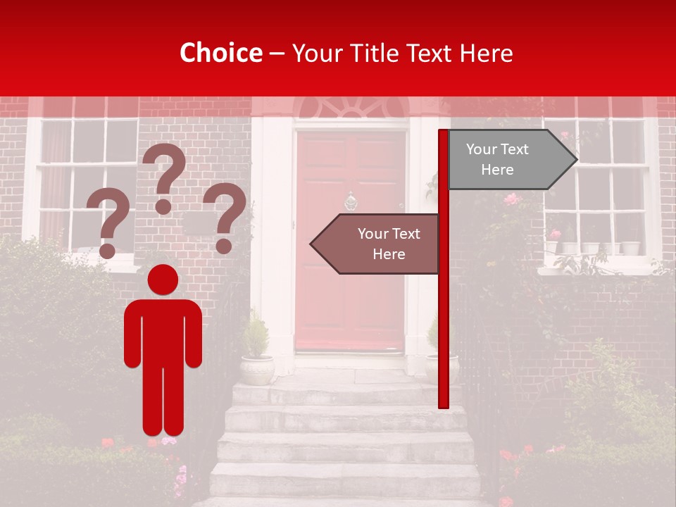 Georgian Frontage, Dorset, England PowerPoint Template