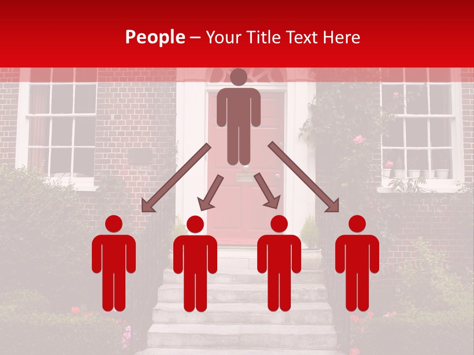 Georgian Frontage, Dorset, England PowerPoint Template