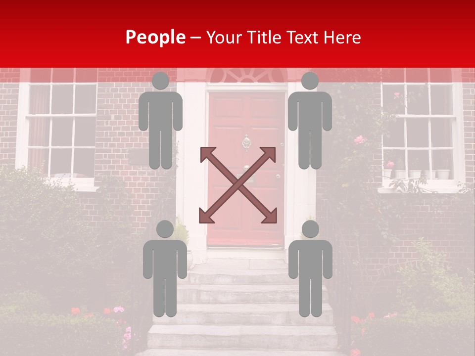 Georgian Frontage, Dorset, England PowerPoint Template