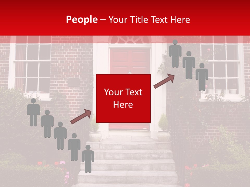 Georgian Frontage, Dorset, England PowerPoint Template