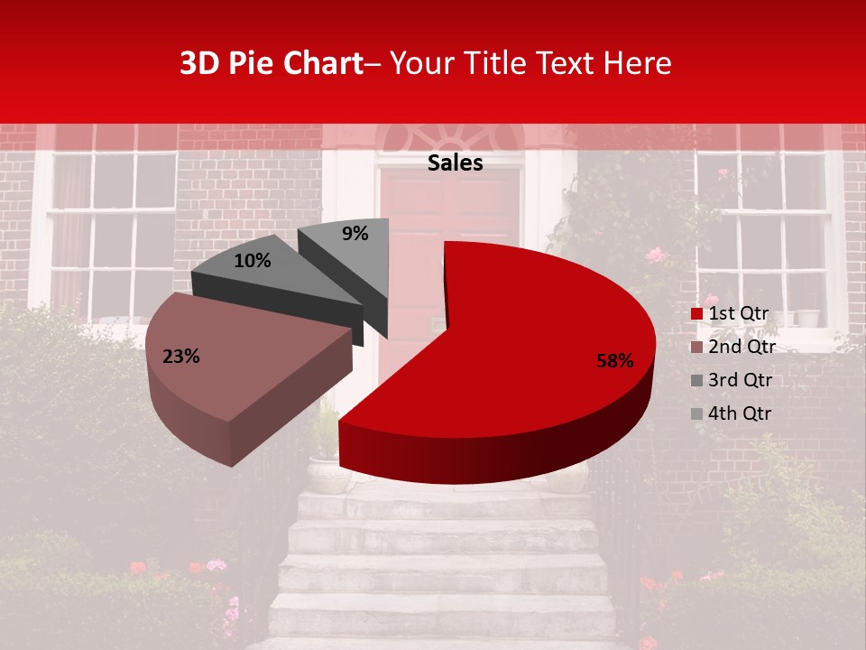 Georgian Frontage, Dorset, England PowerPoint Template