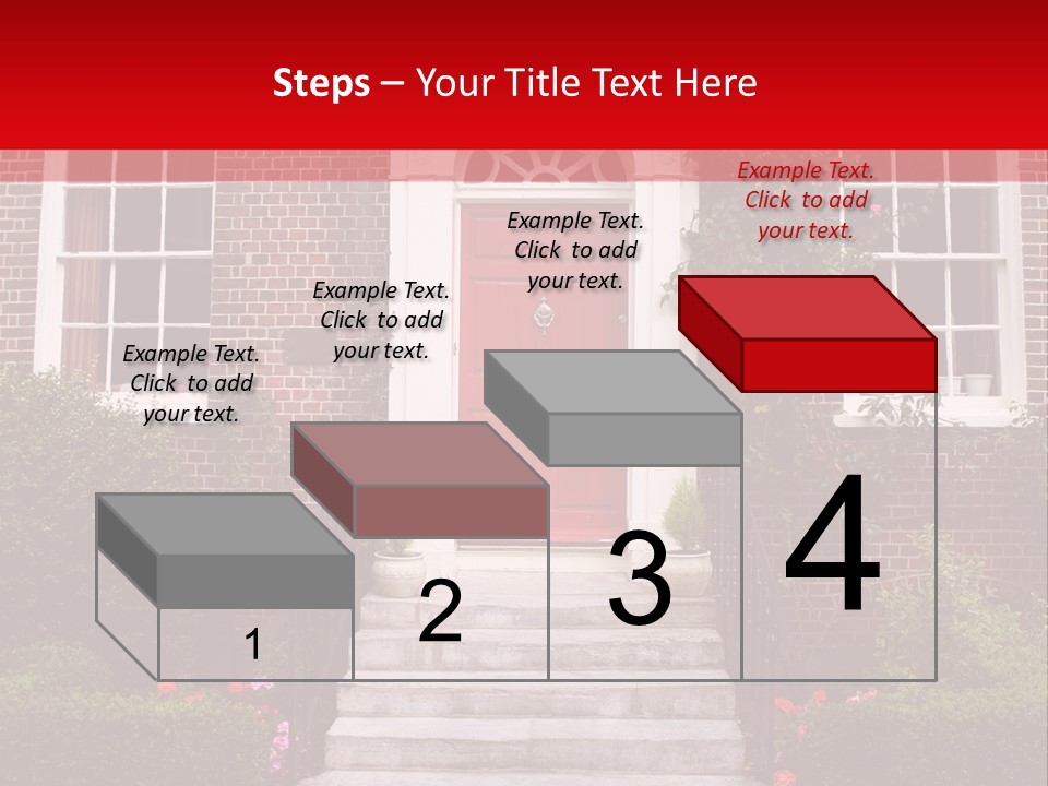 Georgian Frontage, Dorset, England PowerPoint Template
