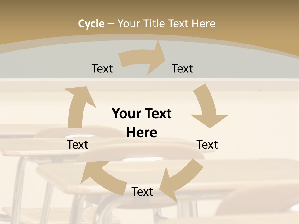 Water Slide In A Water Park PowerPoint Template