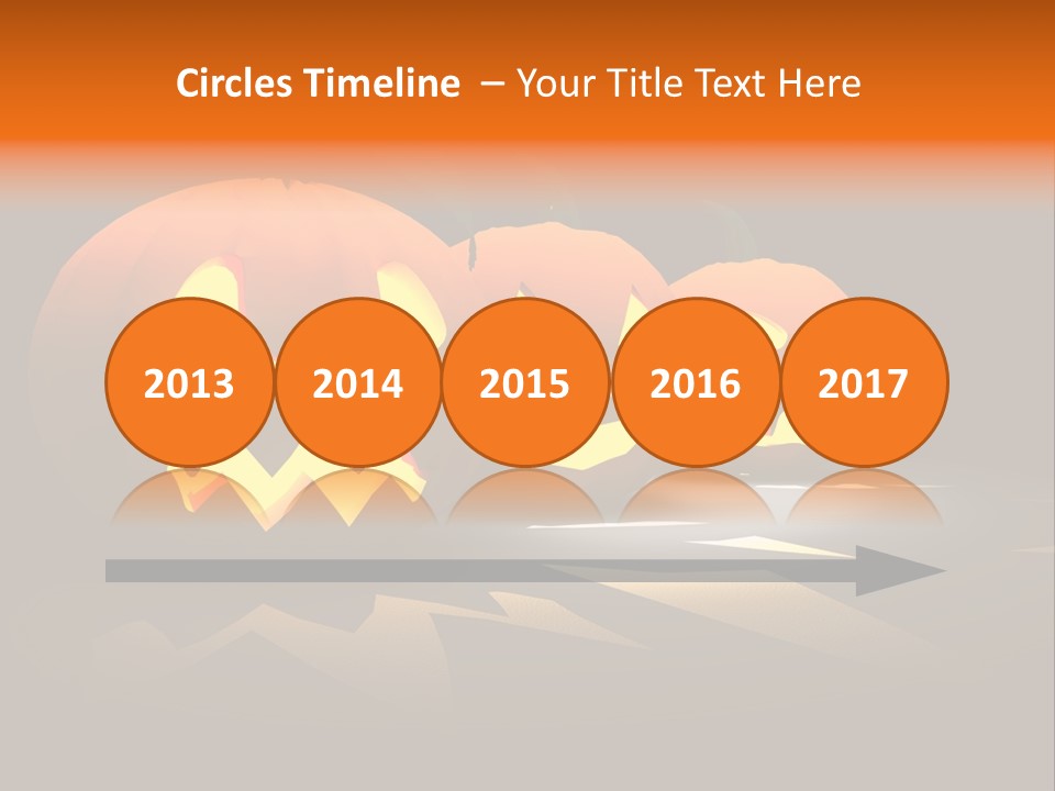 Tree Red Apples PowerPoint Template