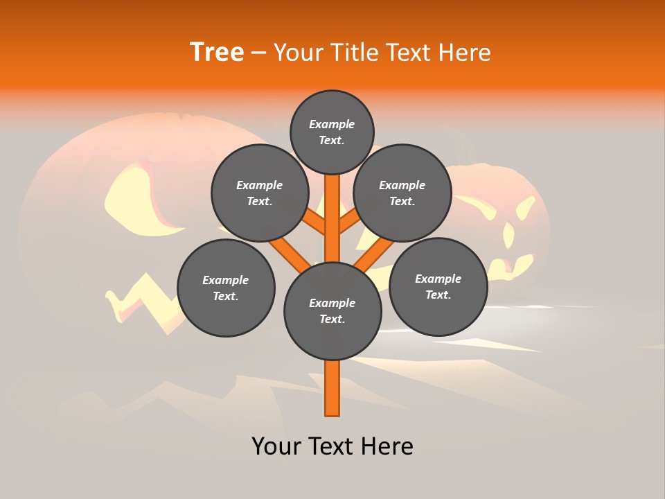 Tree Red Apples PowerPoint Template