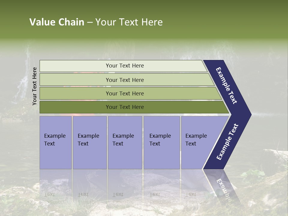 Man And His Dog Enjoying The Beautiful View PowerPoint Template