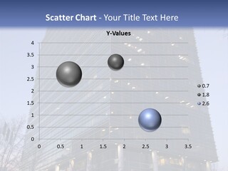 Office Building In Atlanta At Dusk PowerPoint Template