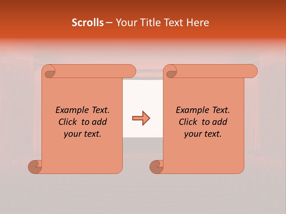 Bunches Of Felled Trees At A Logging Site PowerPoint Template