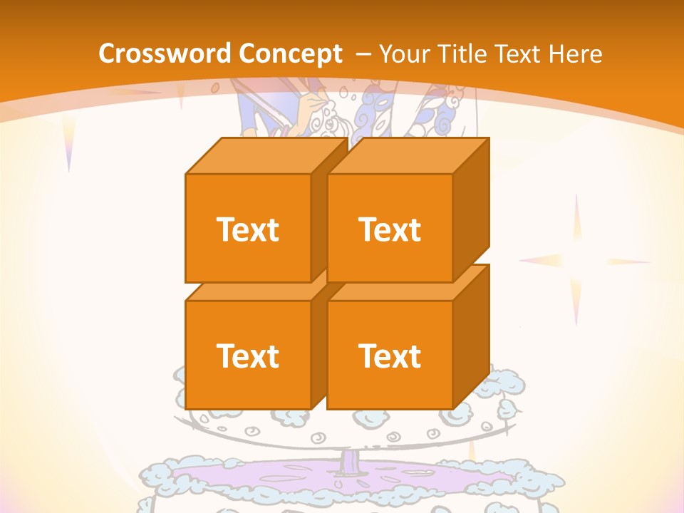 Seasonal Series - Indian Couple Just Married - Cartoon Style PowerPoint Template