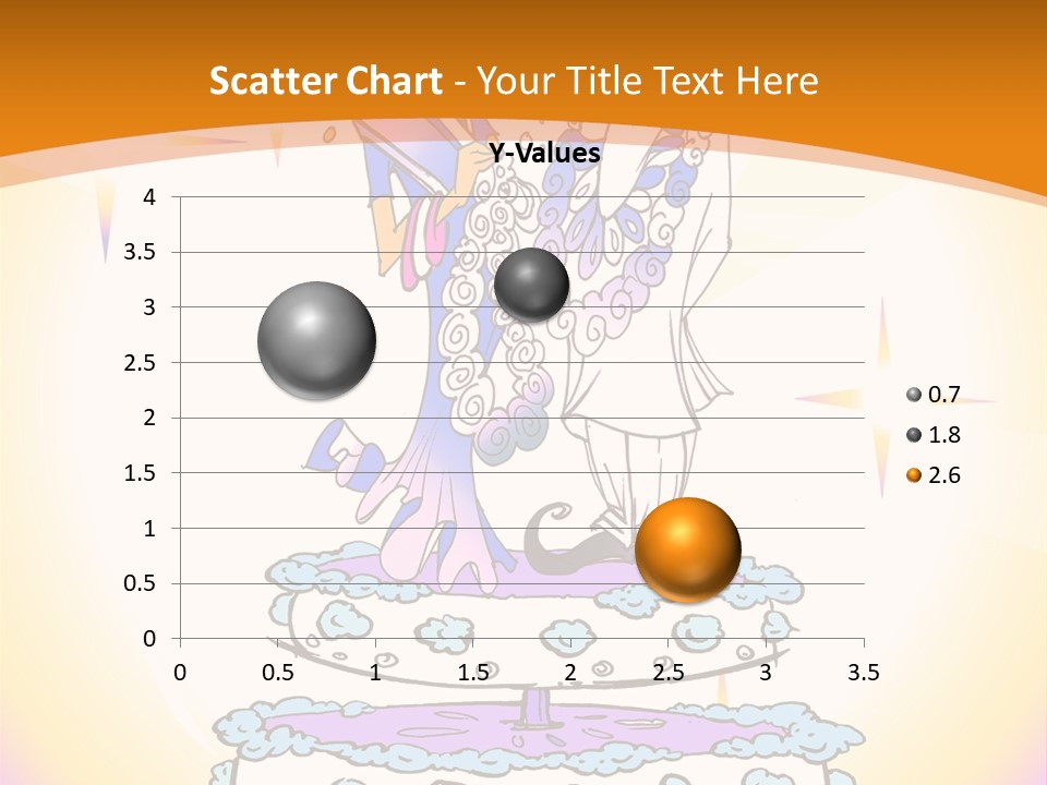 Seasonal Series - Indian Couple Just Married - Cartoon Style PowerPoint Template