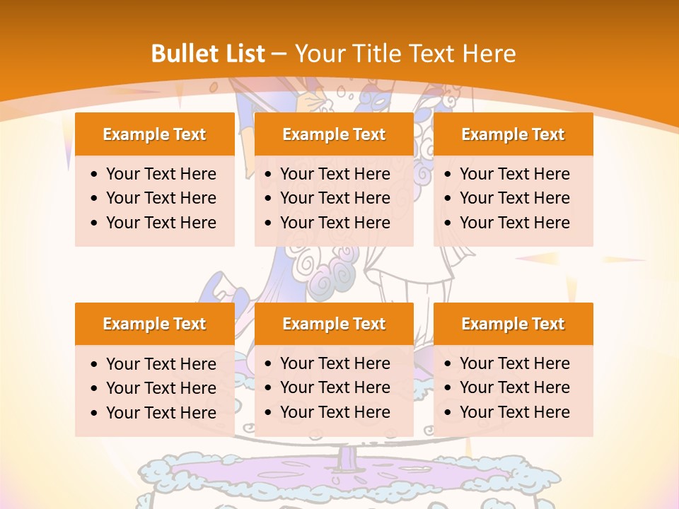 Seasonal Series - Indian Couple Just Married - Cartoon Style PowerPoint Template