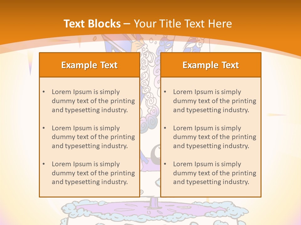 Seasonal Series - Indian Couple Just Married - Cartoon Style PowerPoint Template