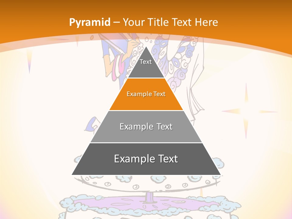 Seasonal Series - Indian Couple Just Married - Cartoon Style PowerPoint Template