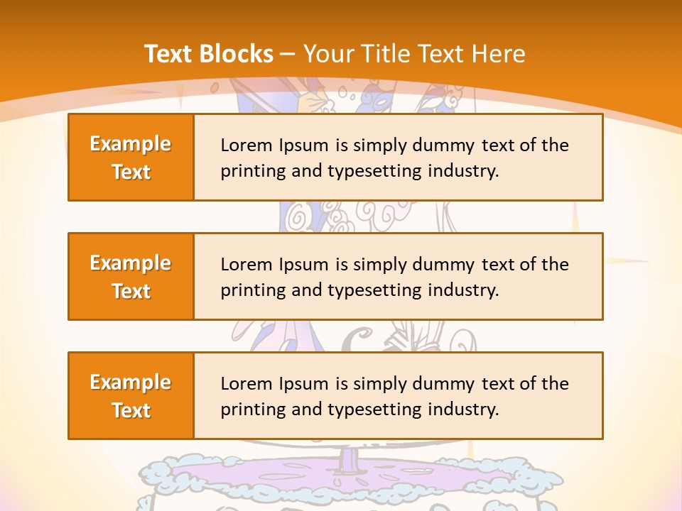 Seasonal Series - Indian Couple Just Married - Cartoon Style PowerPoint Template