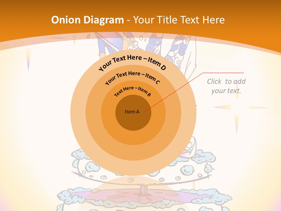 Seasonal Series - Indian Couple Just Married - Cartoon Style PowerPoint Template